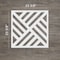 Ekena Millwork Large Allen Decorative Fretwork Wall Panels in Architectural Grade PVC, 23 3/8"W x 23 3/8"H x 3/8"T WALP24X24ALL - alternate 6
